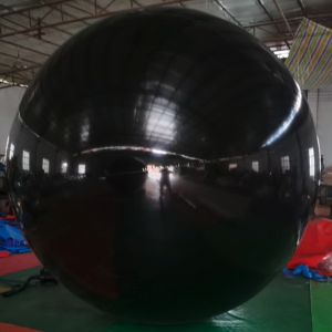 Black Inflatable Mirror Ball