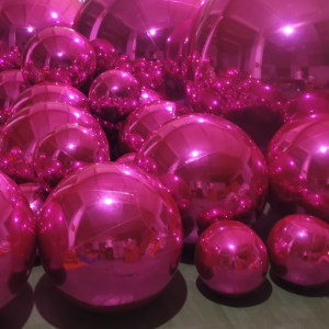PINK Inflatable Mirror Ball